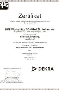 Dekra Zertifizierung